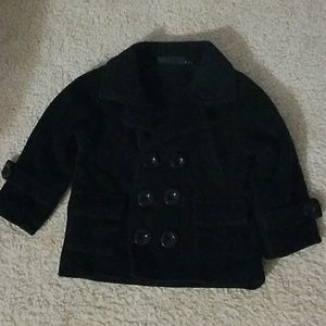 Boys Only kids brand fleece peacoat 12m
